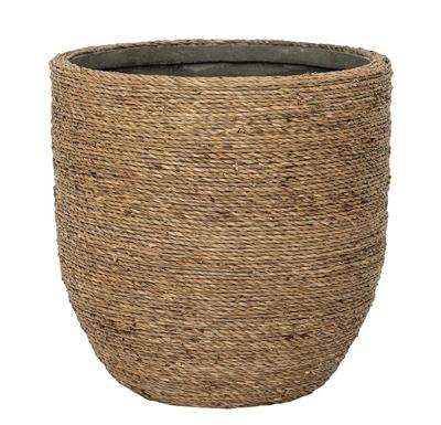 Pot Cody XS Straw Grass D17x H15