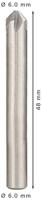 Bosch Accessories Bosch Power Tools 2608597500 Kegelverzinkboor 6 mm HSS Cilinderschacht 1 stuk(s) - thumbnail