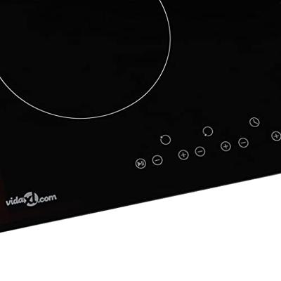 Keramische kookplaat met 4 kookzones aanraakbediening 6000 W Keramische kookplaat met 4 kookzones aanraakbediening 6000 W