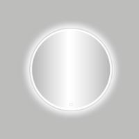 Badkamerspiegel Best Design Venetie White LED Verlichting 80x80 cm Rond Mat Wit - thumbnail