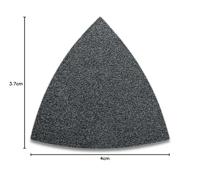 Fein 63717081018 Deltaschuurpapier Met klittenband, Ongeperforeerd Korrelgrootte (num) 40 Hoekmaat 80 mm 50 stuk(s) - thumbnail