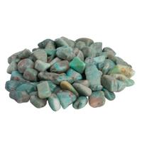 Edelsteen Amazoniet Trommelstenen - 1000 gram - thumbnail