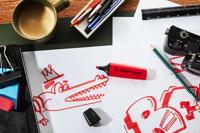 Markeerstift stabilo boss 70/48 echt rood blst à 1 | 10 stuks - thumbnail