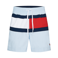 Tommy Hilfiger heren zwembroek logo - lichtblauw - thumbnail