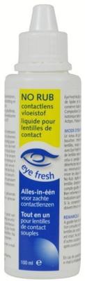 Eye Fresh Lenzenvloeistof Alles-In-1 No Rub Mini 100ml Eye Fresh Lenzenvloeistof Alles-In-1 No Rub Mini 100ml