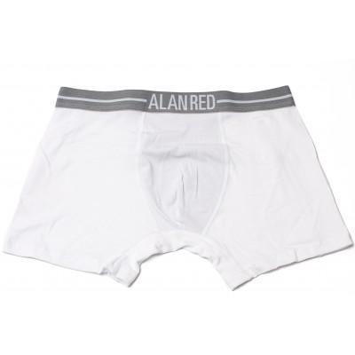 Alan Red Underwear Boxershort Lasting WhiteTwo Pack