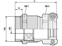 LAPP 52005570 Wartel PG29 Messing Messing 10 stuk(s) - thumbnail