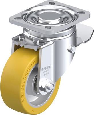 Blickle LH-ALTH 101K-1-ST Zwenkwiel met rem Wieldiameter: 100 mm Draagvermogen (max.): 420 kg 1 stuk(s)