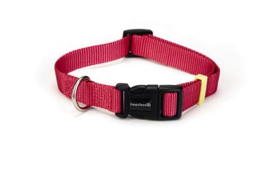 Beeztees uni - halsband hond - roze - 26-40 cm x 15 mm