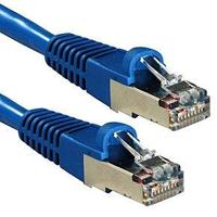 LINDY 47153 RJ45 Netwerkkabel, patchkabel CAT 6A S/FTP 10.00 m Blauw 1 stuk(s) - thumbnail