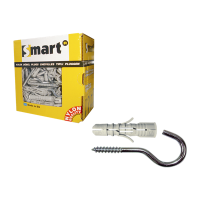 pgb-Europe SMART | plug + schroefhaak Ø 5x42 NZN | 25 st SM0PSHN0108050042E