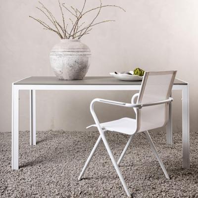 Nohr Tuintafel 'Erikka' 150 x 90cm, kleur Grijs