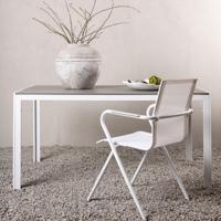 Nohr Tuintafel 'Erikka' 150 x 90cm, kleur Grijs - thumbnail