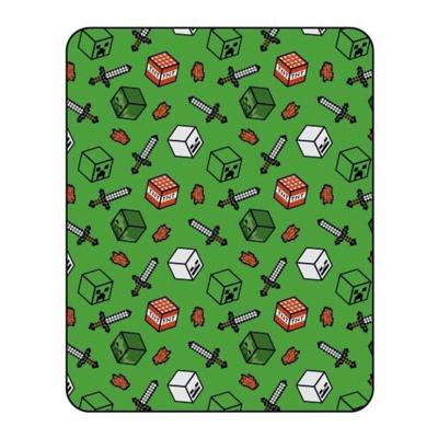 Flanel Deken Minecraft, 110x150cm Flanel Deken Minecraft, 110x150cm