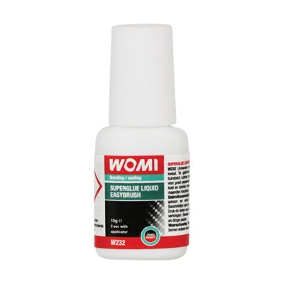 Secondelijm Womi W232 Superglue Liquid Easybrush Transparant 10 gram