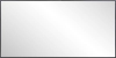 Ben Oblon spiegel met LED verlichting en anti-condens 160x80 cm Mat Zwart