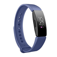 Fitbit Inspire 1 / HR / Ace 2 siliconen bandje - Maat: Large - Navy blauw - thumbnail