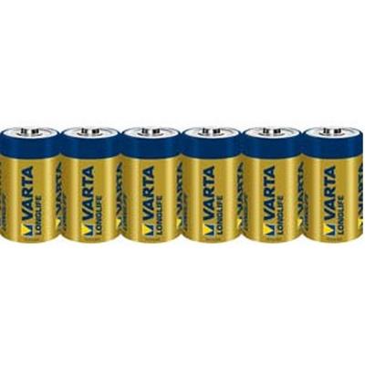 Varta LONGLIFE C Folie 6 C batterij (baby) Alkaline 1.5 V 7600 mAh 6 stuk(s)
