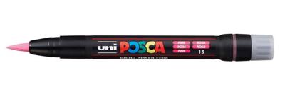 Paintmarker Uni POSCA PCF350 Brush 1-10mm roze Paintmarker Uni POSCA PCF350 Brush 1-10mm roze