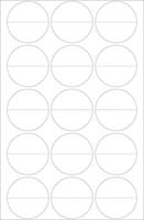 Etiket HERMA 2279 32mm transparant 240 etiketten - thumbnail