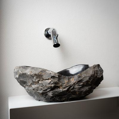 Waskom Loutro Kev B Rechthoek 25x12x10 cm Natuursteen Black Loutro Waskom Loutro Kev B Rechthoek 25x12x10 cm Natuursteen Black Loutro