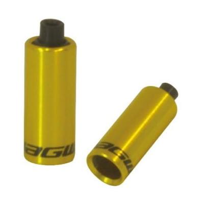 JAGWIRE End caps hooded - 5mm brake - alloy (30pcs) - gold