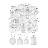 Creativ Company Sleutelhanger, afm 40-50 mm, 100 stuk/ 1 doos - thumbnail