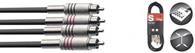 Stagg STC060C 2x RCA male - 2x RCA male 60 cm