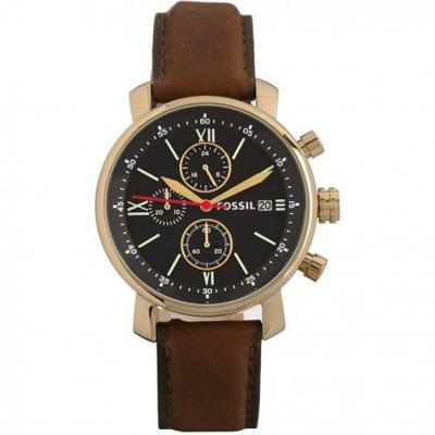 Horlogeband Fossil BQ2005 Kunststof/Plastic Bruin 20mm Horlogeband Fossil BQ2005 Kunststof/Plastic Bruin 20mm