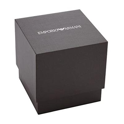 Emporio Armani Herenhorlogevan driekleurig staal met drie wijzers - tweekleurig AR1677 Emporio Armani Herenhorlogevan driekleurig staal met drie wijzers - tweekleurig AR1677