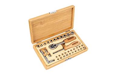 Brüder Mannesmann M29000 M29000 Gereedschapset Incl. bamboe koffer 4 - 13 mm PZ 0, PZ 2, PZ 3, PH 0, PH 1, PH 2, T 10, T 15, T 20, T 25, T 27, T 30, 3, 4, 5