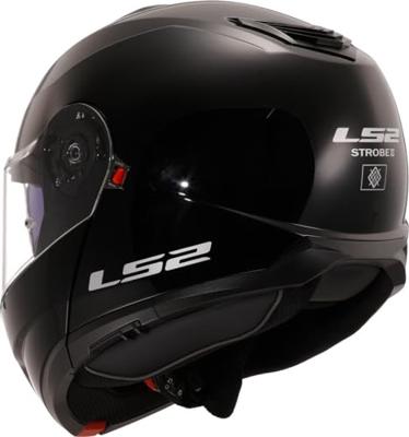 LS2 opklapbare helm "ff908 strobe ii solid" helmet ff908 strob.ii solid l black