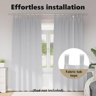 VidaXL Zwart-out gordijnen met ringen 2 pcs bleekgrijs 225 x 140 cm