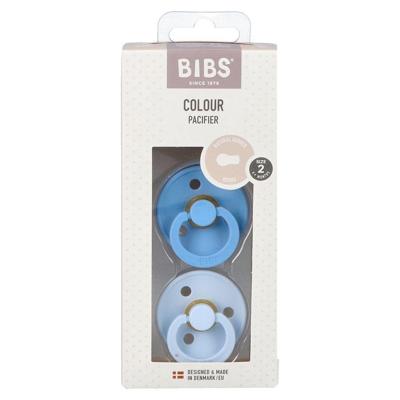 Bibs 2 Fopspeen Duo Sky Blue&baby Blue