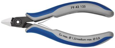 Knipex 79 42 125 79 42 125 Elektronica en fijnmechanica Zijkniptang Zonder facet 125 mm