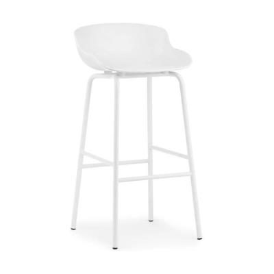 Normann Copenhagen Hyg barkruk H75 White staal