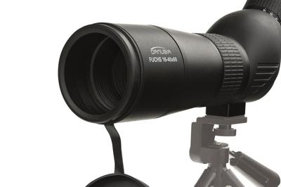 Dörr Danubia 538240 Zoom Spotting Scope Vos 16-40x60 (behuizing met rubberen arminatie, 45 graden schuin kijk) zwart