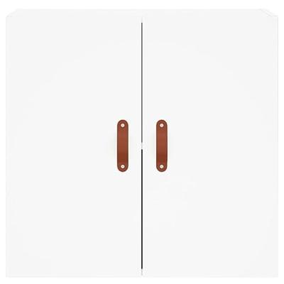 Wandkast 60x31x60 cm bewerkt hout wit Wandkast 60x31x60 cm bewerkt hout wit