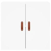Wandkast 60x31x60 cm bewerkt hout wit - thumbnail