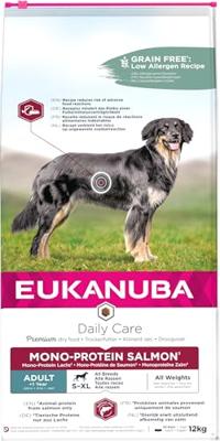 EUKANUBA Daily Care Adult Mono Protein Salmon - droog hondenvoer - 12 kg