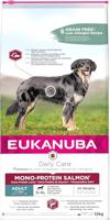EUKANUBA Daily Care Adult Mono Protein Salmon - droog hondenvoer - 12 kg - thumbnail