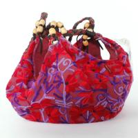 Katoenen Ronde Draagtas (Rood) - thumbnail