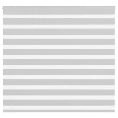 VidaXL Zebra rolgordijn 160x100 cm stofbreedte 155,9 cm lichtgrijs VidaXL Zebra rolgordijn 160x100 cm stofbreedte 155,9 cm lichtgrijs