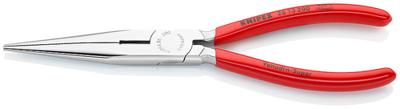 Knipex Platspitse tang met zijsnijder verchroomd 200 mm - 2613200