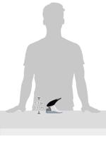 Plus nietloze nietmachine, tot 10 bladzijden, zwart - thumbnail