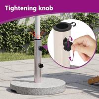 VidaXL Parasolvoet rond 20 kg graniet - thumbnail