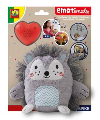 SES Creative Emotimals Mijn Melodie Spike Knuffel + Geluid