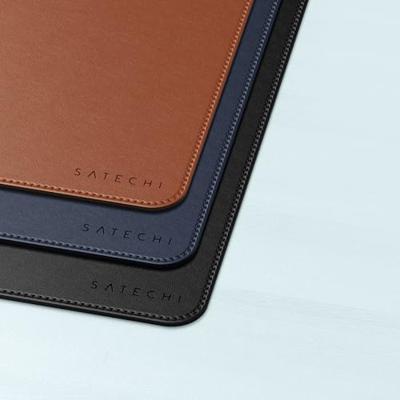 Satechi Vegan-lederen premium desk mat - Black - thumbnail