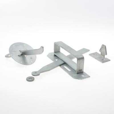 GB WM-klinkstel met plaatneus thermisch verzinkt; 10 stuks | 10 stuks - GB71410