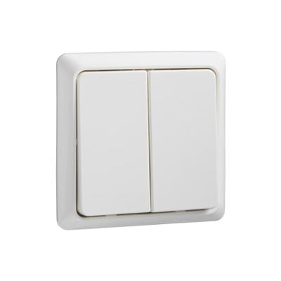 ELSO dubbele drukknop 506394 42V/1A AP vlak RENOVATIE rw 10 stuk(s) ELSO dubbele drukknop 506394 42V/1A AP vlak RENOVATIE rw 10 stuk(s)